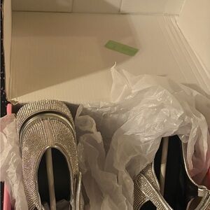 Dolls Kill Silver Heels